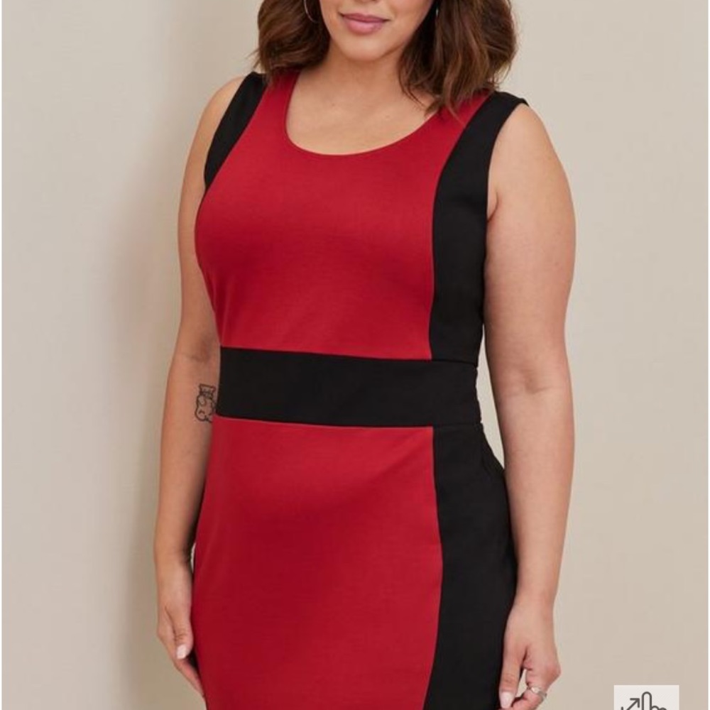 NWT Torrid red and black dress